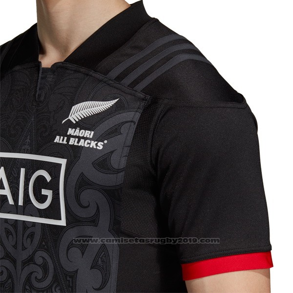 Camiseta Nueva Zelandia Maori All Blacks Rugby 2019 Local
